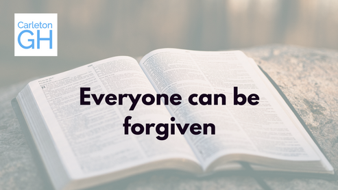 Everyone can be forgiven
